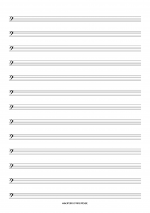 papier musique gratuit download pdf clé clef fa 4