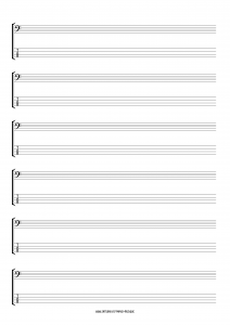 papier musique gratuit download pdf tablature basse 4 cordes portée