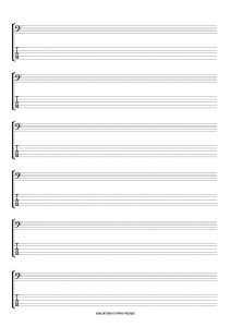 papier musique gratuit download pdf tablature basse 5 cordes portée