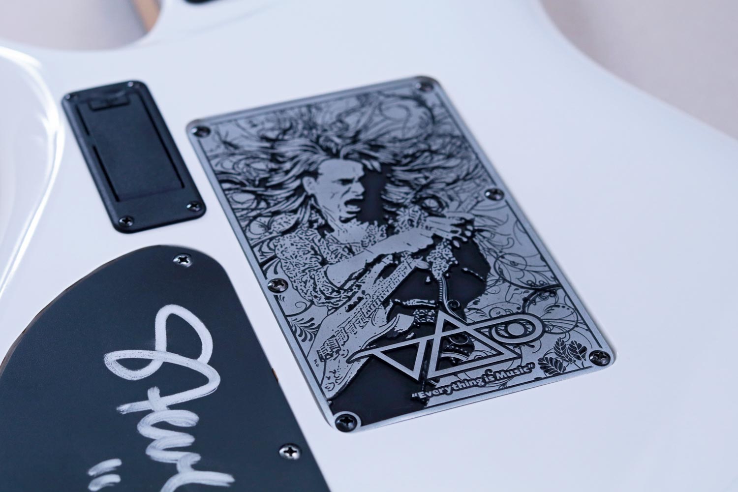 steve vai plaque aluminium EVO