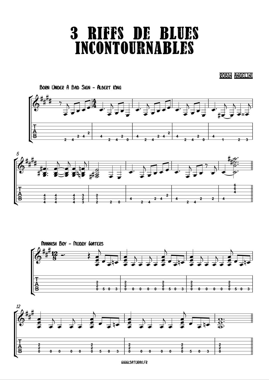 cours de guitare tuto blues pdf
